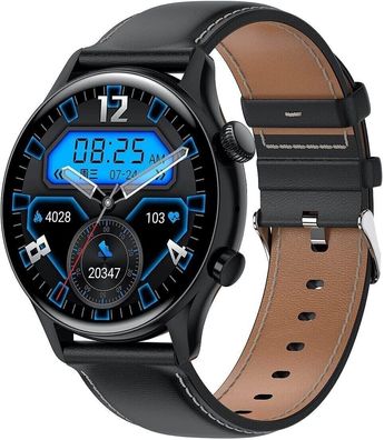 Manike HK8 Smart watch Herren Damen Fitnessuhr Bluetooth Sportuhr Schrittzähler DE