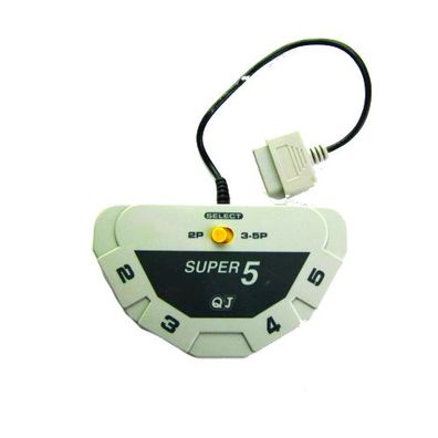 Multitap - 4 Spieler Adapter für Super Nintendo / Snes