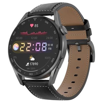 Manike DT3 Bluetooth Smartwatch Luxus Armband Herzfrequenz Pulsuhr Fitness Tracker