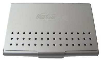 Coca Cola - Light - Visitenkartenbox aus Metall - 9,5 x 6 x 0,6 cm - Motiv 2