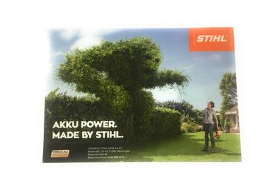 Stihl Magnet HSA 56 - Laubmonster - Akku Power - Made by Stihl - 12 x 6 cm