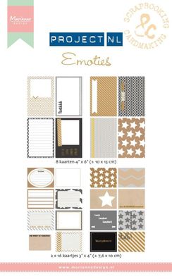Marianne Design | Niederländische Card set Project NL "Emoties"