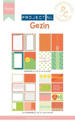 Marianne Design | Niederländische Card set Project NL "Gezin"