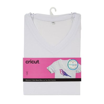 Cricut | Damen-T-Shirt V-Ausschnitt S