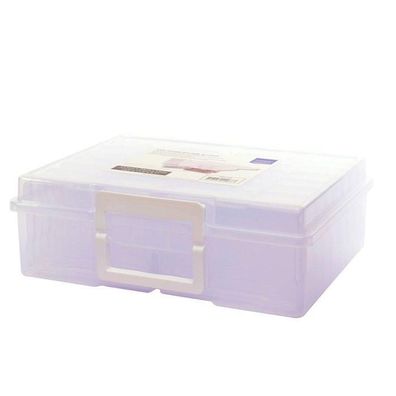 Vaessen Creative | Transparente Staubox mit 16 Boxen