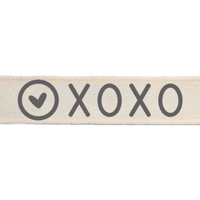 Vaessen Creative | Ribbon 2mx15mm NL xoxo