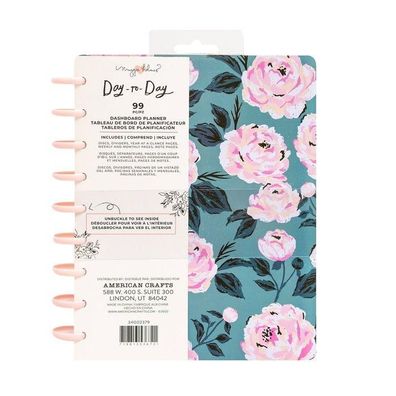 Crate Paper | Day-to-Day dashboard planner Blue & Pink rose