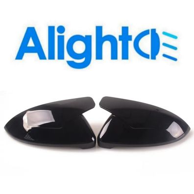 Spiegelkappen Set Sport Schwarz Hochglanz für VW Golf 8 R line / R