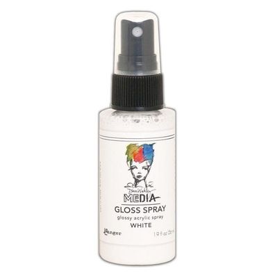 Ranger | Dina Wakley Media gloss spray White