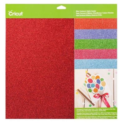 Cricut | Glitzerkarton sampler knallige Farben