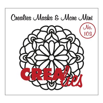 Crealies | Masks & More mini no.103 Plastik Mandala C