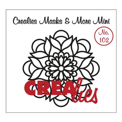 Crealies | Masks & More mini no.102 Plastik Mandala B