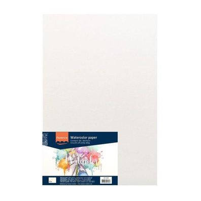 Florence | Aquarellpapier smooth 50x70cm 200g Wollweiß 20pcs