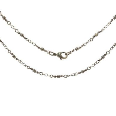 Advantus | Assemblage chain 18" Gunmetal wired beads