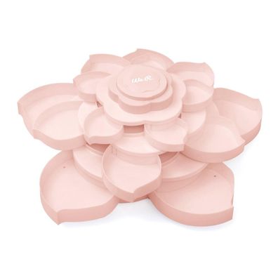 We R Memory Keepers | Embellishment storage bloom Pink 28,70x28,70x16,51cm