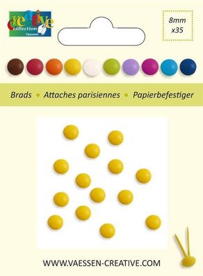 Vaessen Creative | Musterklammern 8mm Gelb