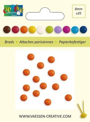 Vaessen Creative | Musterklammern 8mm Orange
