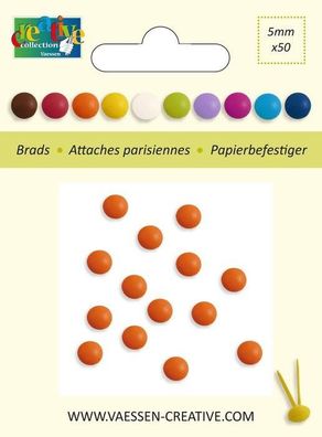 Vaessen Creative | Musterklammern 5mm Orange