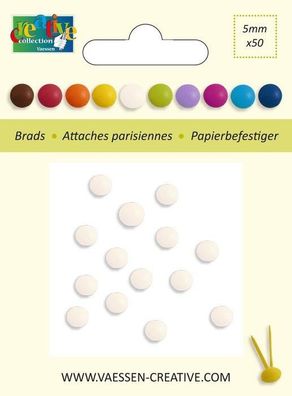 Vaessen Creative | Musterklammern 5mm Weiss