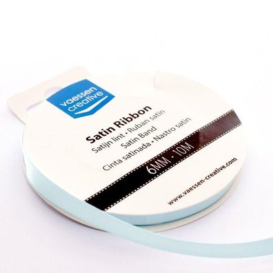 Vaessen Creative | Satinband 6mmx10m Pastell Blau