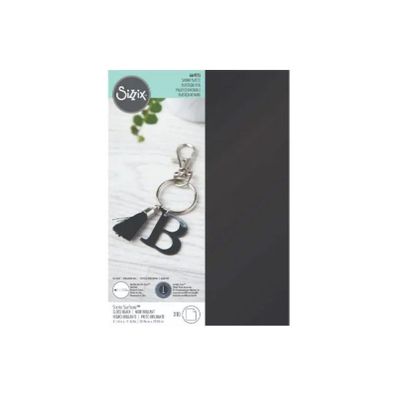 Sizzix | Surfacez Shrink Plastic 10PK (A4 schwarz glänzend)