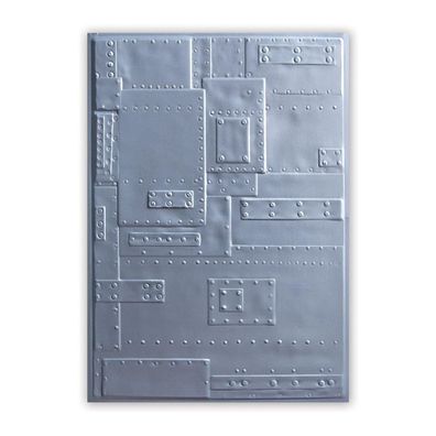 Sizzix | 3-D Texture Fades Prägeschablone Foundry von Tim Holtz