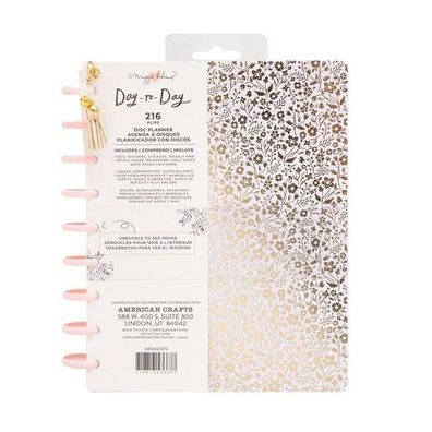 Crate Paper | Day-to-Day disc planner Gold floral