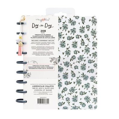 Crate Paper | Day-to-Day freestyle planner Blue floral