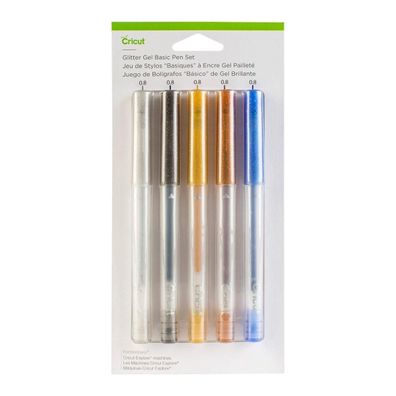 Cricut | Explore & Maker glitter gel pen set 5pcs