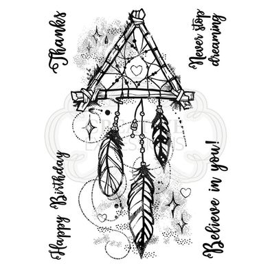 Woodware | Clear stamp Set Dream Catcher