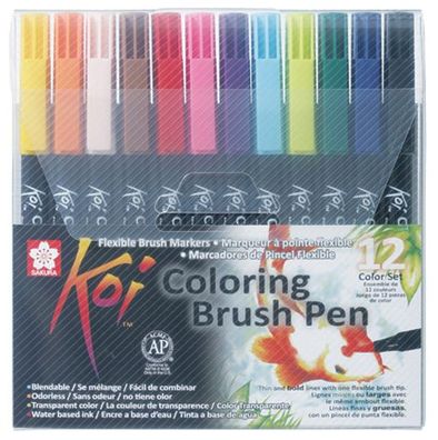 SAKURA Pinselstift Koi Coloring Brush 12er Etui