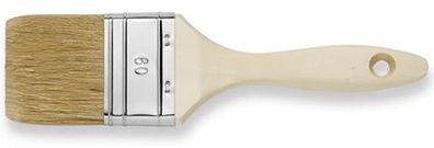 WESTEX Flachpinsel helle Naturborste 9. Stärke 25 mm