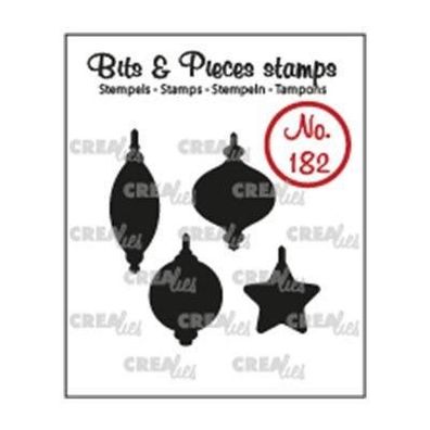 Crealies | Bits & Pieces Stempel No.182 Weihnachtskugeln 4pcs