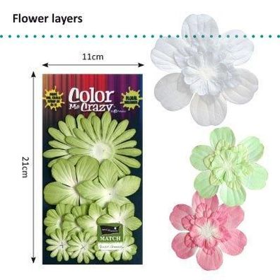 Petaloo | Flower layers mantis green