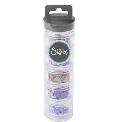 Sizzix | Making Essential Pailletten & Perlen Lavender Dust 5PK
