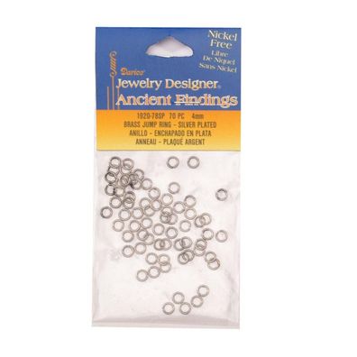 Darice | Messing Verbindungsring 4mm 70pcs antique Silber