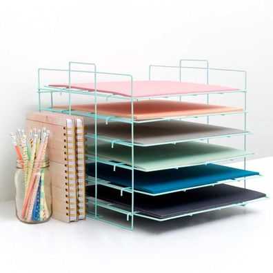 Crate Paper | Desktop storage paper rack