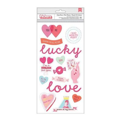 Pink Paislee | Lucky Us Thickers Chipboard Lucky Charm 28pcs