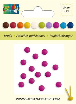 Vaessen Creative | Musterklammern 8mm Fuchsia