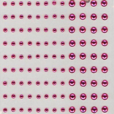 Vaessen Creative | Strass Stones Half Adhesive 3 + 5mm 108pcs Pink