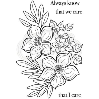 Woodware | Clear stamp Set Blooming Lovely