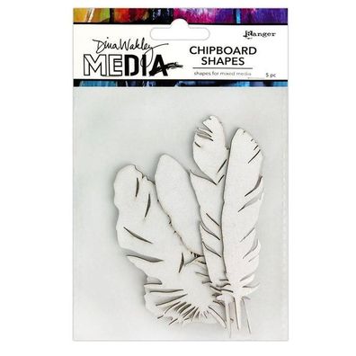 Ranger | Dina Wakley Media chipboard shapes Feathers