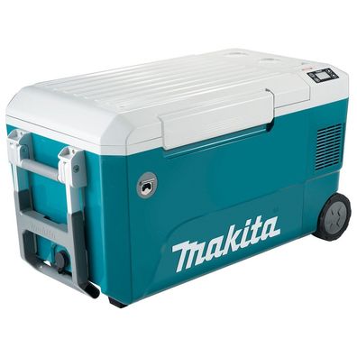 Makita Akku-Kühl- und Wärmebox 50 Liter CW 002 GZ01 mit 4 Akkus 5,0 Ah