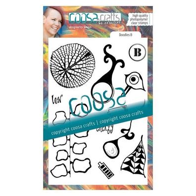 COOSA Crafts | Silikonstempel Junk Journal Doodles B