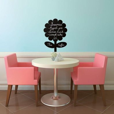 Securit | Kreidetafel Silhouette Blume