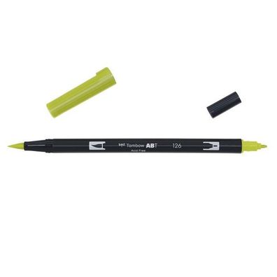 Tombow | Brush pen ABT dual brush pen Light olive