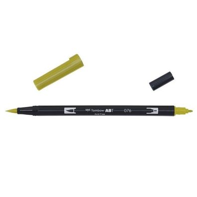 Tombow | Brush pen ABT dual brush pen Green ochre