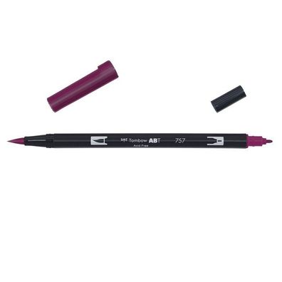 Tombow | Brush pen ABT dual brush pen Port red