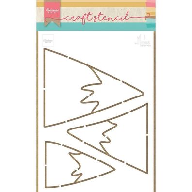 Marianne Design | Craft stencil Mountains By Marleen