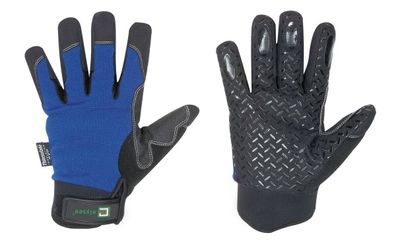 Elysee Freezer Handschuh, 0880, Arbeitshandschuh, Gr.9, Kunstleder, schwarz/ blau